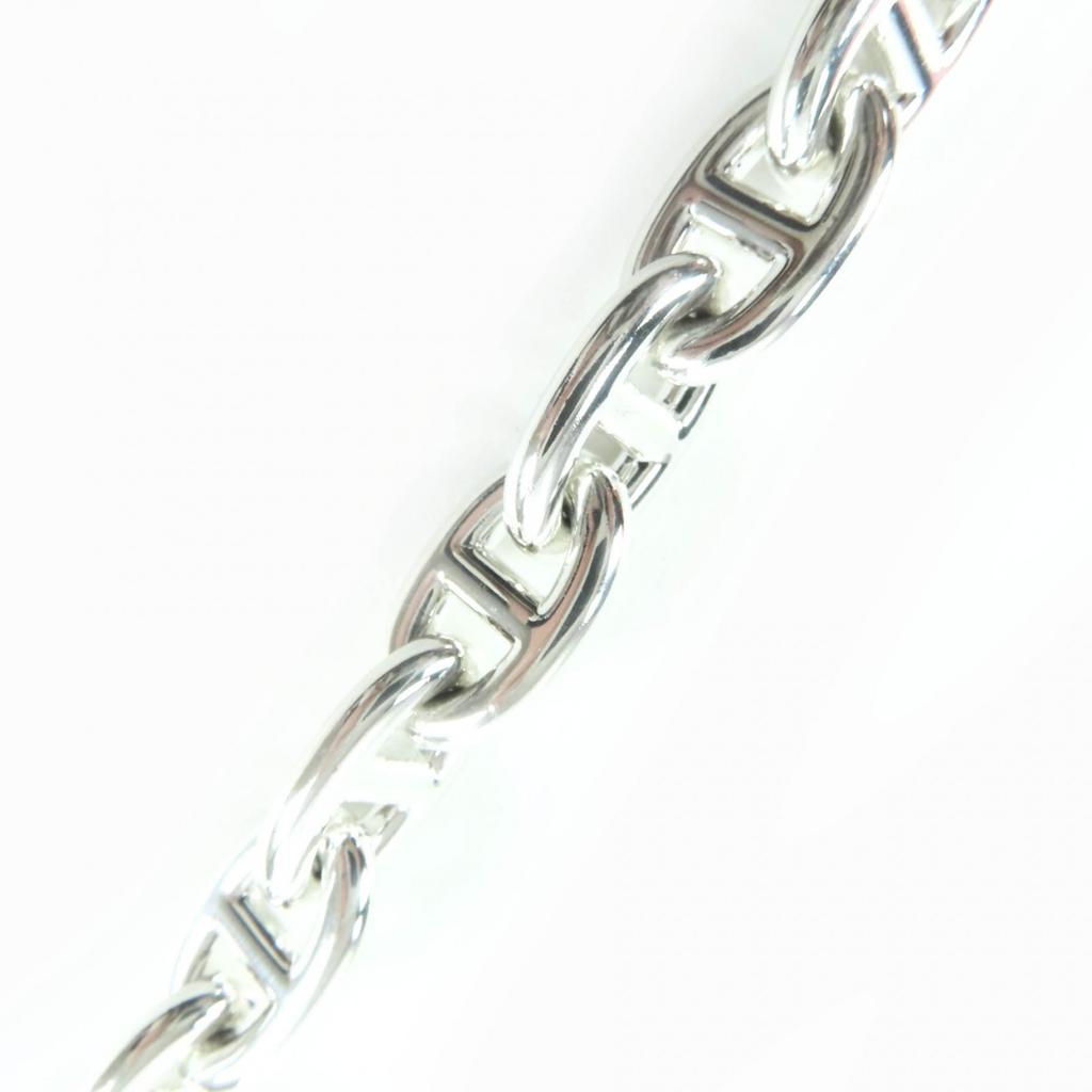 Excelente pulseira HERMES Chene Dunkle MM 15 elos Prata AG925 Feminina Usada
