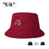 ZHENYUEQI NEW YORK Embroidered Cotton Bucket Hat