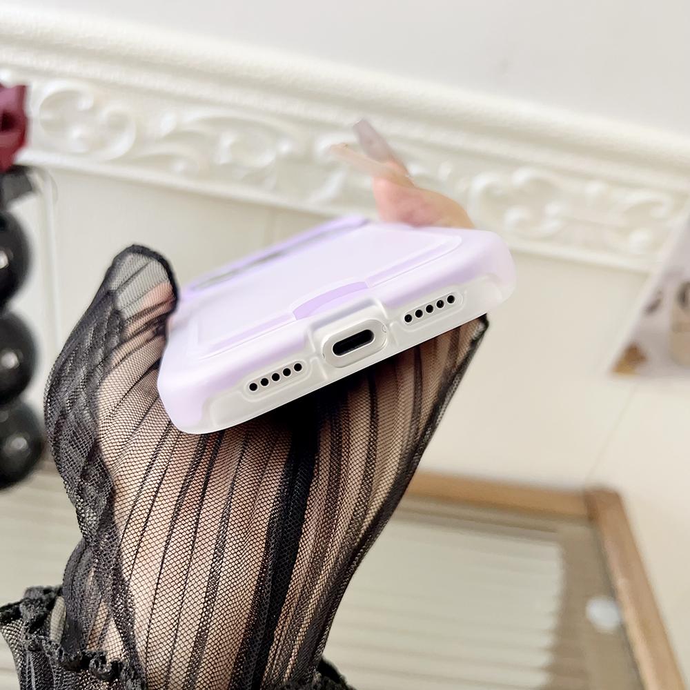 Case For iPhone 17 16 15 14 13 12 11 Air Pro Max Plus Card Slot Holder Cash Pocket Microfiber Lining Inside Soft TPU Cover