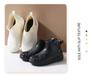 Women's Fashionable Short Ankle Rain Boots with Cotton Velvet Liner - Non-slip, Low Cut, Warm Rubber Shoes