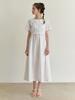 Liel Flavor Layered Set Dress (White)