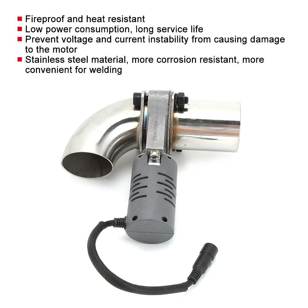 Stainless Steel Electric Exhaust Valve Muffler Cutout Pipe Valve with Remote Control