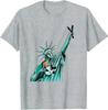 Statue Of Liberty Anti Trump Funny Political Comedy Unisex T-Shirt Reprint Sale!
