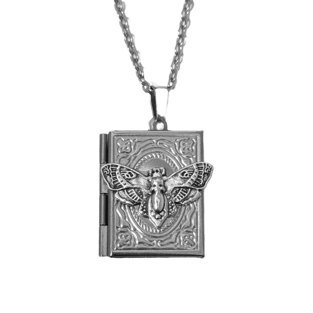 Gothic Skull Pendant Necklace With Cross Chain For Men And Women