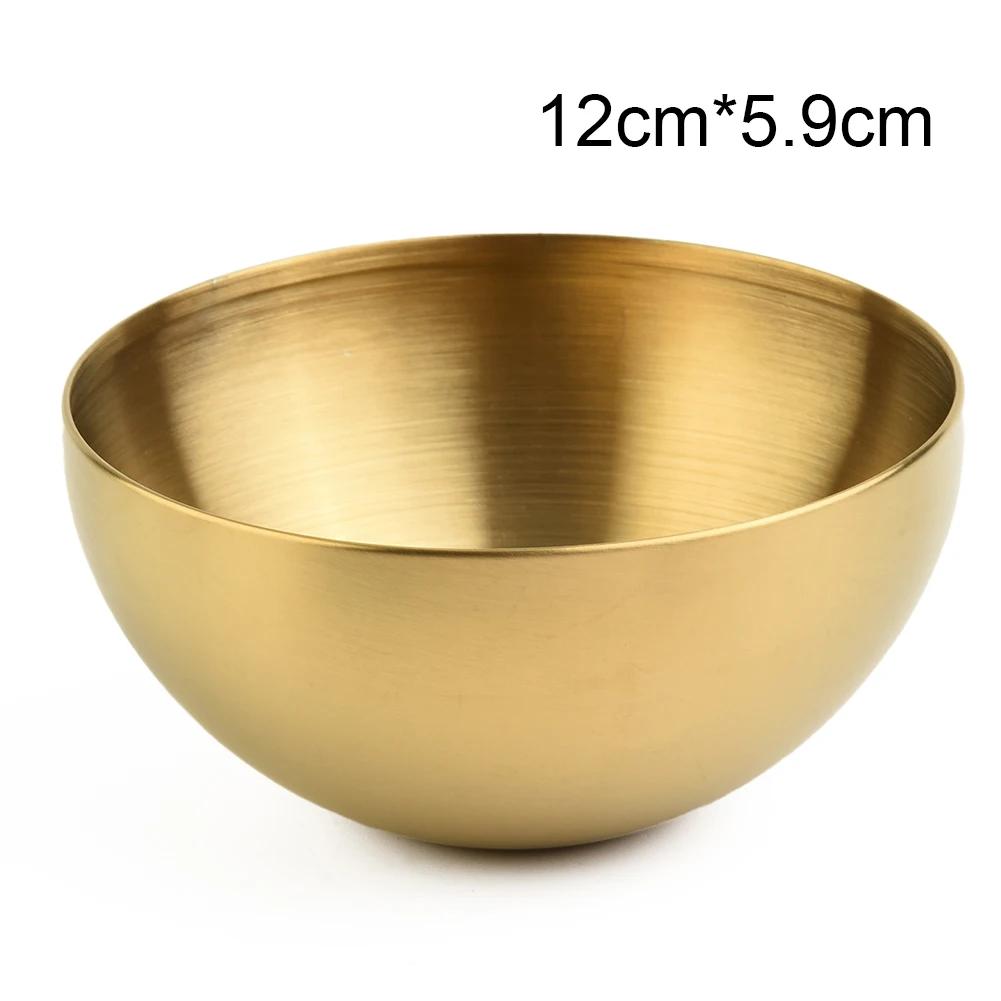 High Quality New Practical Salad Bowl Tableware Kitchen Utensils 12/15/20cm Cooking Dining Noodle Rice Stainless Steel