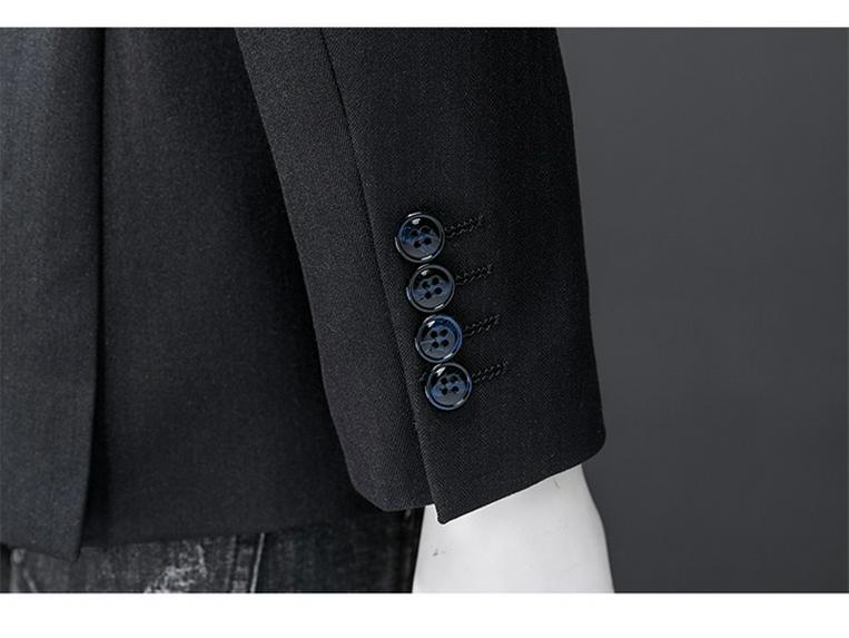 Men's Plus Size Korean Style Slim Fit Business Casual Blazer