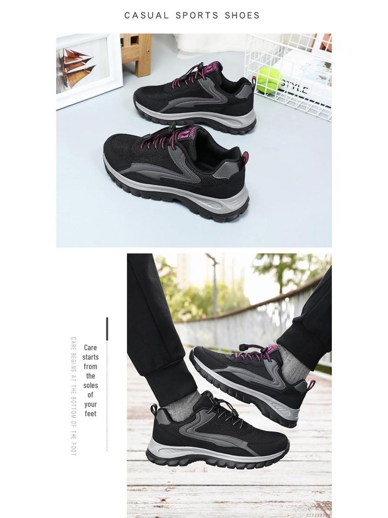 Sneaker Unisex Primaverili Confortevoli per Donna e Uomo - Scarpe da Passeggio a Fondo Morbido per Mezza Età e Anziani