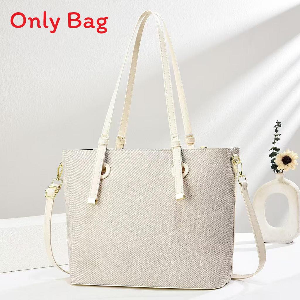 Borsa Tote Moderna in PVC da Donna con Grande Capacità e Chiusura a Zip Sicura per l'Uso Quotidiano