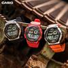 Casio YOUTH Series-Disc Digital Display Fashionable Retro Simple Casual LCD Display Sports Waterproof Quartz Movement Resin Strap AE-1000W-4BV