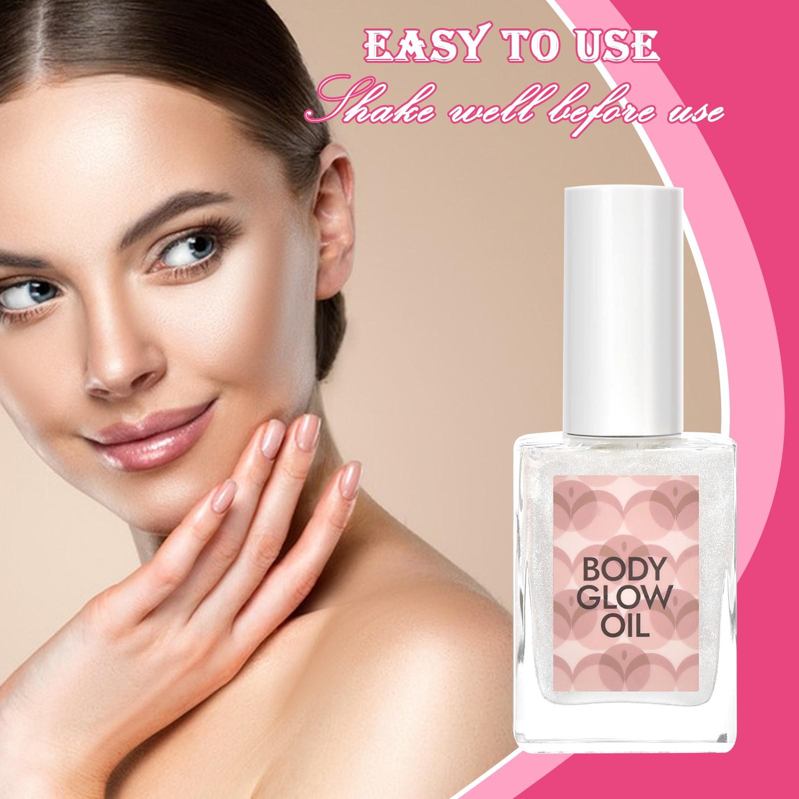 

Масло для тела с блестками, 5 цветов, сияющий жемчуг, хайлайтер для тела, жидкий хайлайтер, осветляющая жидкость для всего тела, 30 мл One Size