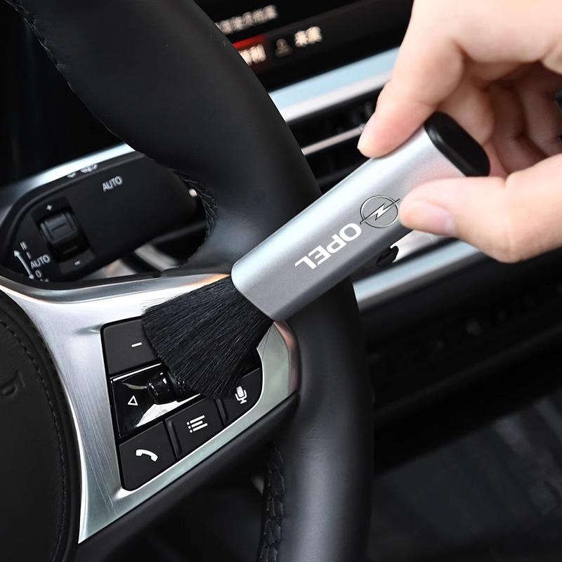 1 szt. Szczotka do czyszczenia wnętrza samochodu Narzędzia do usuwania kurzu z kratek wentylacyjnych Dla Opel Astra Grandland Corsa Mokka Frontera Insignia Zafira Karl