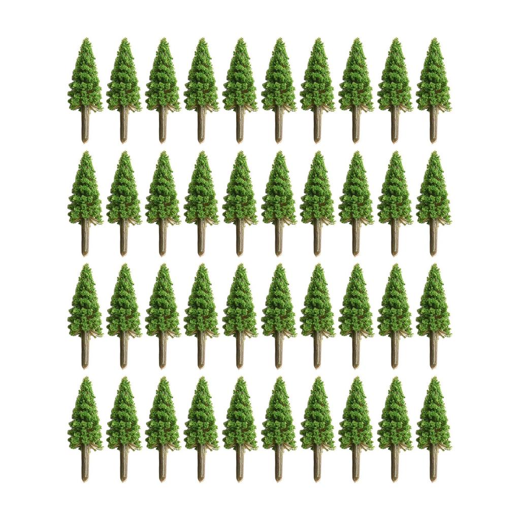 Miniature Wargame Park Landscape Decoration Model Trees for Train Railroad