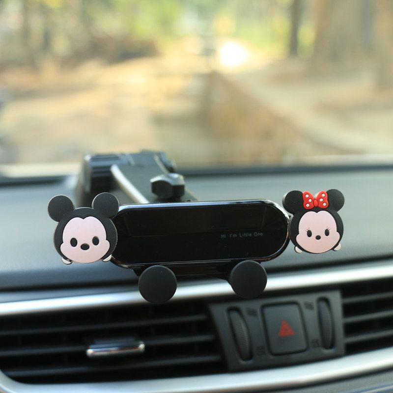 Car Phone Holder Cute Suction Cup Fixed Car Support Universal Car Car Interior Navigation Support Michelin Head - Suction Cup Dashboard Mount