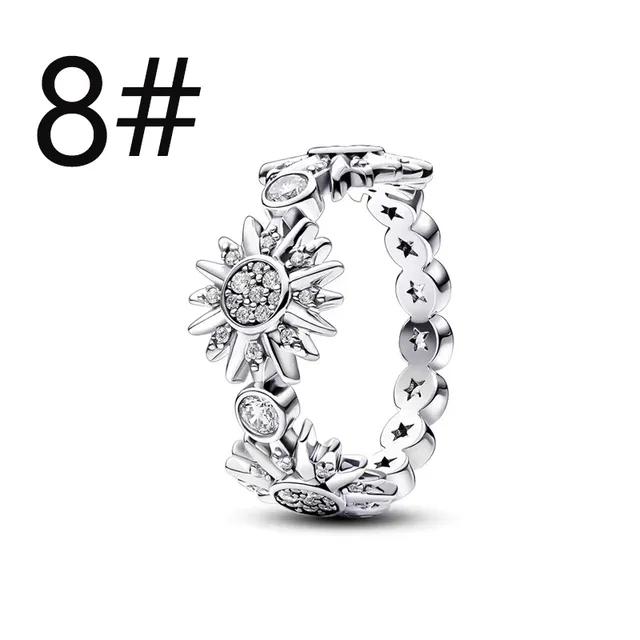 Neuer 925 Silber Mond & Sonne wie Du & Ich Charm Anhänger Hängendes Perlen-Element passend für Original-Anhängerarmband Schmuckstück Für Frauen