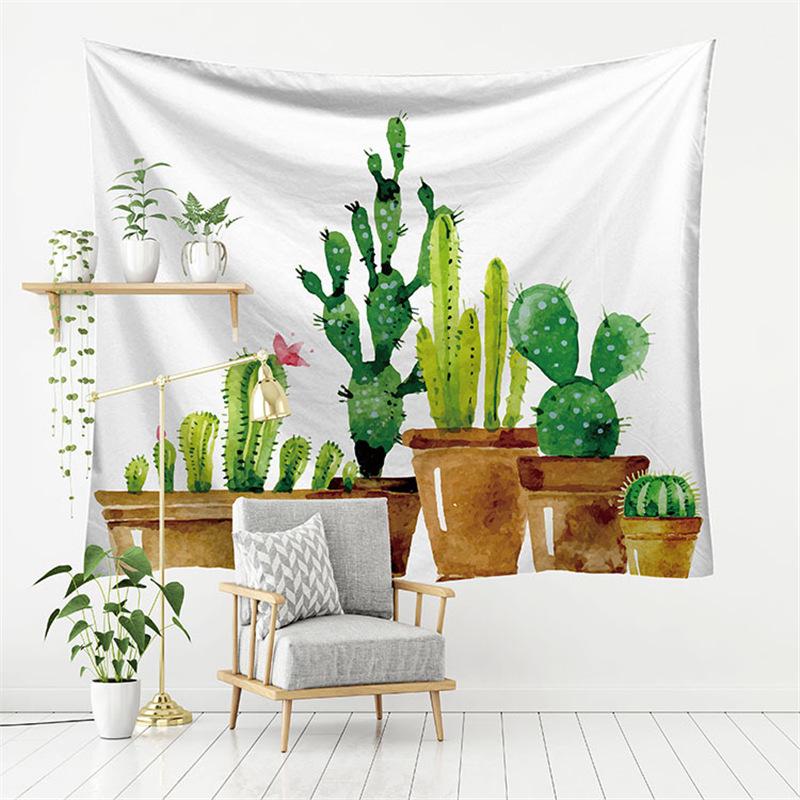 New Forest European-American Landscape TV Background Wall Tapestry - Polyester Decorative Hanging Cloth