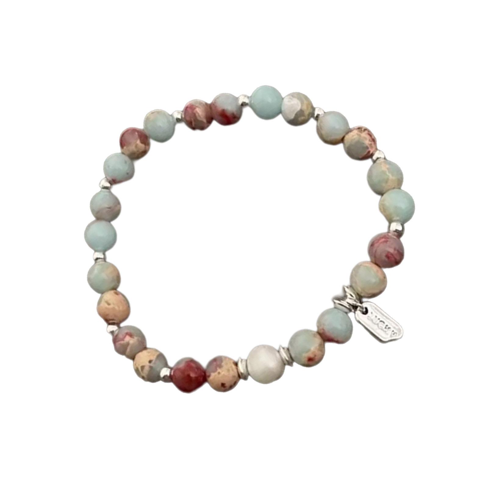 

Ожерелье-цепочка ручной работы, плетеное вручную, с бусинами из натурального камня и жемчужной подвеской для женской модной бижутерии 31