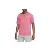 T Shirts Men's Pink Crew Neck Moderate Straight Fit CU6057-551