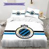 Club Brugge Pattern Bedding Home Decoration Birthday Gift ( 1 duvet cover + 2 pillowcase, without core),fan merchandise.