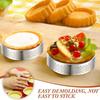 12 Piece 8 CM Mousse Cake Ring Nonstick French Dessert Mold Multi-functional Pastry Mold  Pie