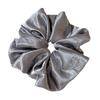 Elástico de Cabelo Feminino Cor Pura Estampa de Camélia Alta Elasticidade Corda de Cabelo Cetim Liso Scrunchy de Cabelo Acessório de Cabelo Sem Danos