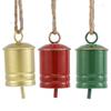 Exquisite Christmas Bell Pendant Creative Metal Hanging Bells Christams Cow Bells  Home Door Decor