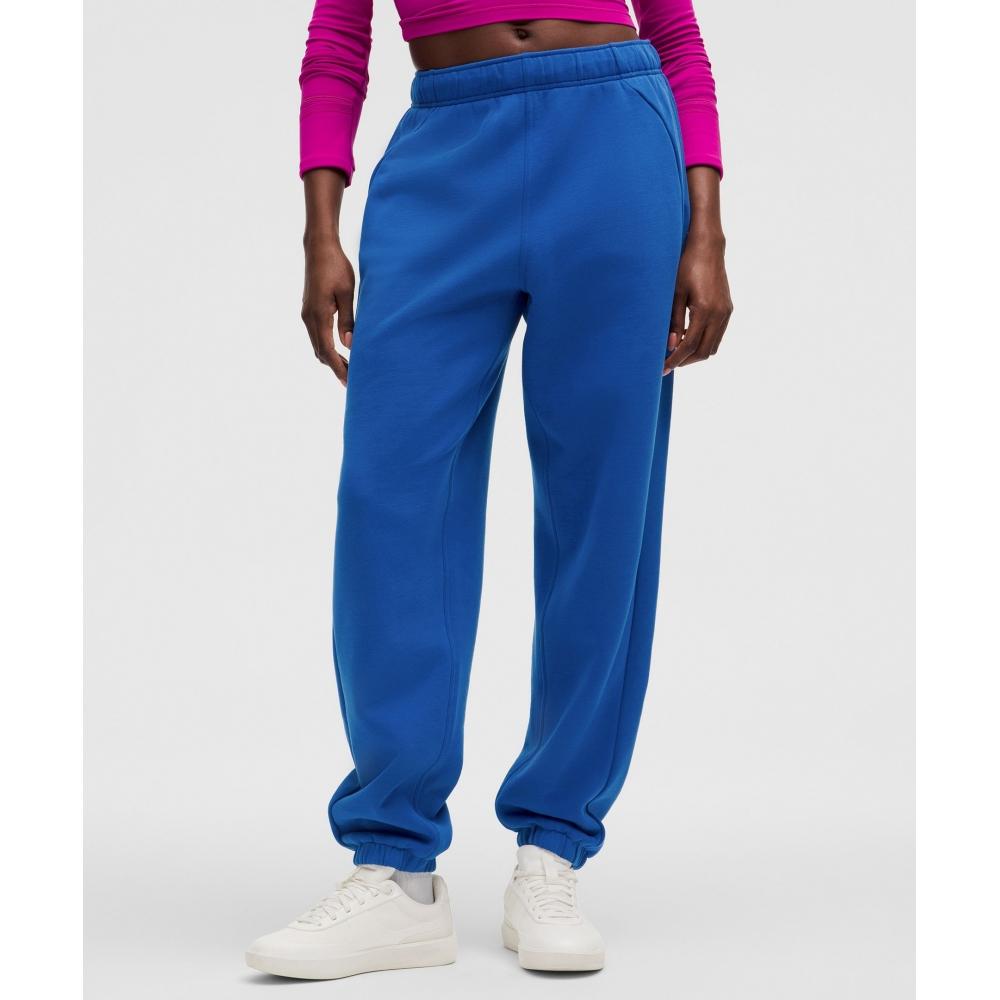 

Lululemon Scuba Mid Rise Oversized Jogger Regular Cerulean Blue XXXS