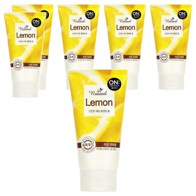 On the Body The Natural Lemon Refreshing Cleansing Foam, 120g, 6 Pcs