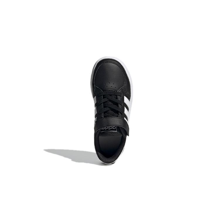 adidas Neo Breaknet Comfortable And Trendy Abrasion Resistant Low Top Skateboard Shoes Black White FZ0105