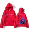 TV Girl Hoodeds With Hooded Harajuku Casual Retro Sweatshirt for Autumn/Winter Fleece Clothing Sudaderas Hoody