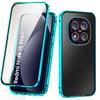 Case for Xiaomi Redmi Note 15 Pro Plus 5G / Poco M8 Pro 5G, Magnetic Dual Glass, Blue