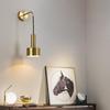 Nordic Minimalist Metal Wall Lamp for Bedroom, Living Room, and Hotel Rooms