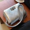 Mini Shoulder Bag 2023 New Small Square Bag With Chain Strap Summer Quilted Texture Urban Style Bag