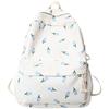 Japanese-Style Floral Backpack for Girls: Fresh, Lightweight, Perfect for Junior High To College Students