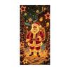 Christmas Fluorescent Door Frame, Door Cover Background, Holiday Party Decoration, Christmas Decoration Hanging Cloth
