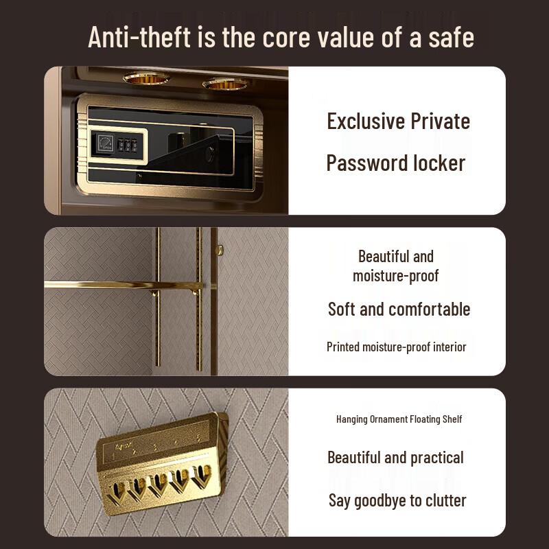 TIGER Home/Office All-Steel Fingerprint Password Safe