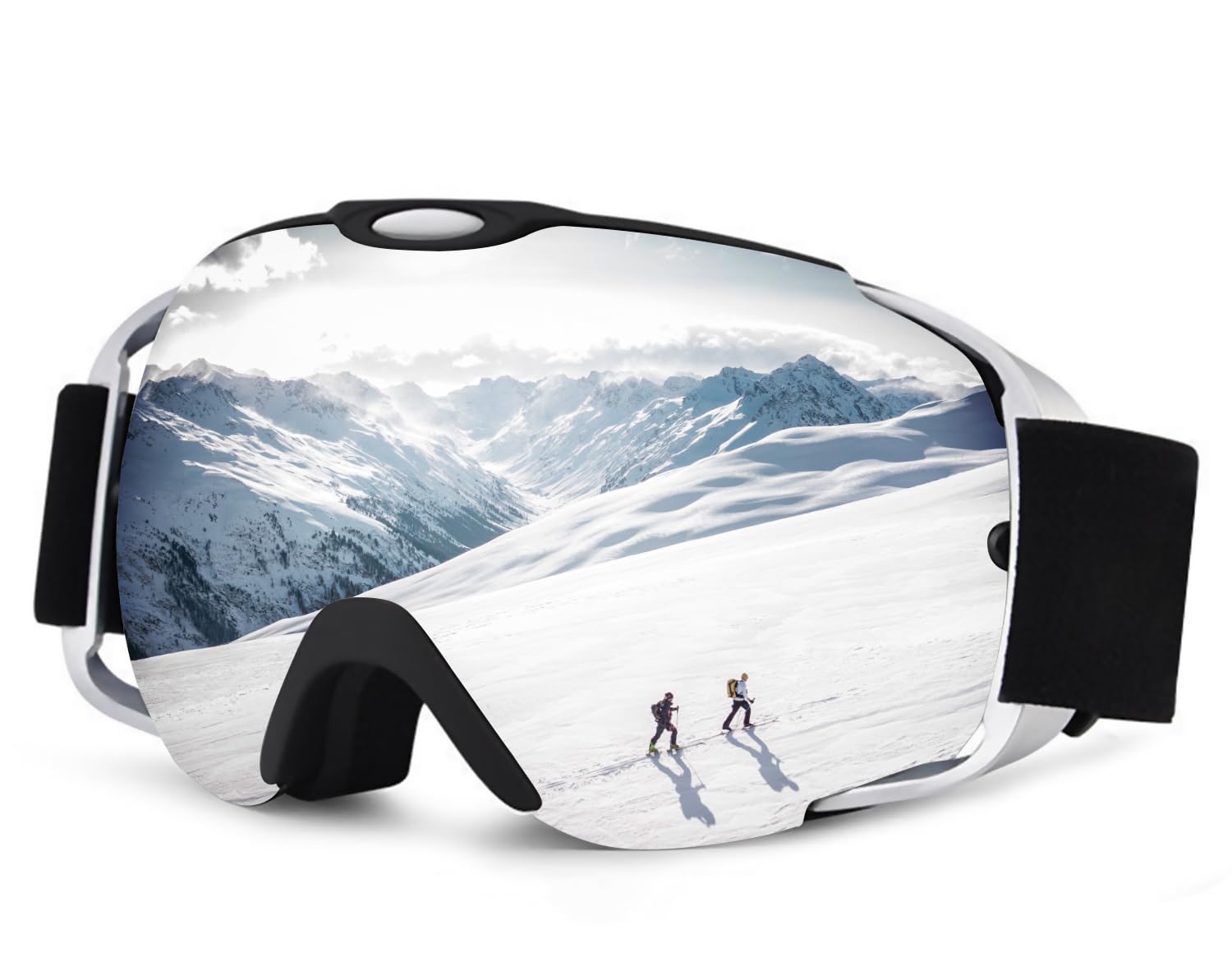 

Ski Snow Snowboard Wide Field of Compatible with UV [BOFAC] Goggles, Goggles, Goggles, View, Glasses, Protection, Anti-Fog, Adults, Unisex,