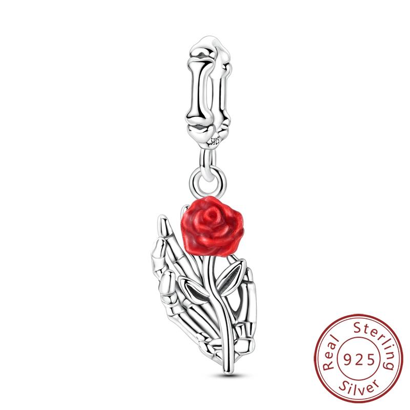 100% Copper New Zircon Star Moon Heart Clover Fit Original Charm Pendent Dangle Bracelet Diy Women Jewelry Gift