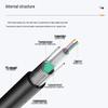 GYXTW Armored 12-Core Single-Mode Outdoor Fiber Optic Cable
