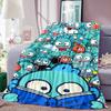 Cartoon Cute HANGYODON Soft Flannel Blanket Bedroom Sofa Picnic, Outdoor Leisure Gift BlanketW-1