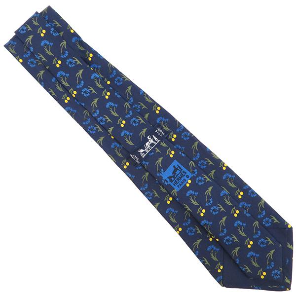 HERMES - Plant pattern 3.5"tie silk Array