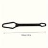 1pc Multi Functional Black 150mm Long T-shaped Wrench, Adjustable Self Tightening Double Head Wrench, Portable Manual Tool for a