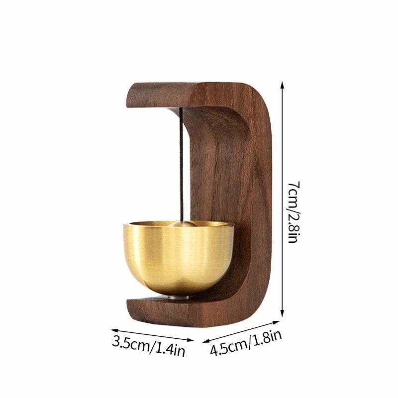 Wooden Door Bell Japanese Wind Chimes Bird Door Bell Wireless Doorbell for Home Entrance Reminder Wind Bells Vintage Decor
