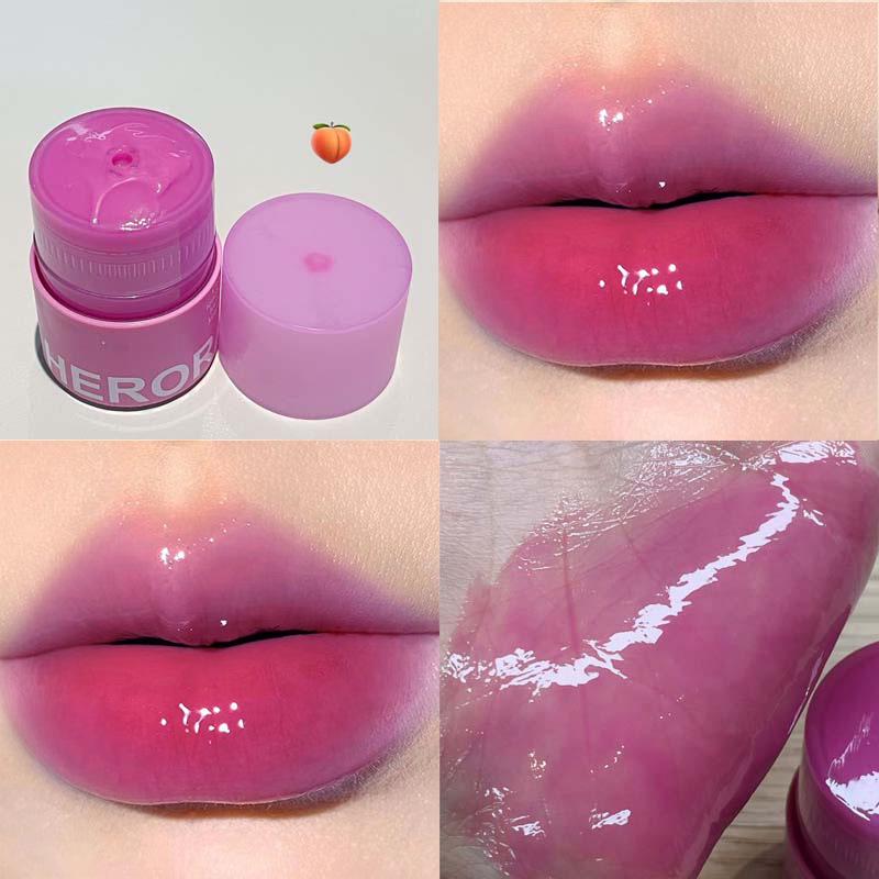 HERORANGE Fruity Twist Lipstick: Double Hydration, Watery Moisture, Korean Style, Youthful, Natural Look Lip Gloss.