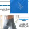 1Pc Men Sports Ice Silk Long Solid Color Sexy Tight Leggings Elastic Nylon/Polyamide Underwear