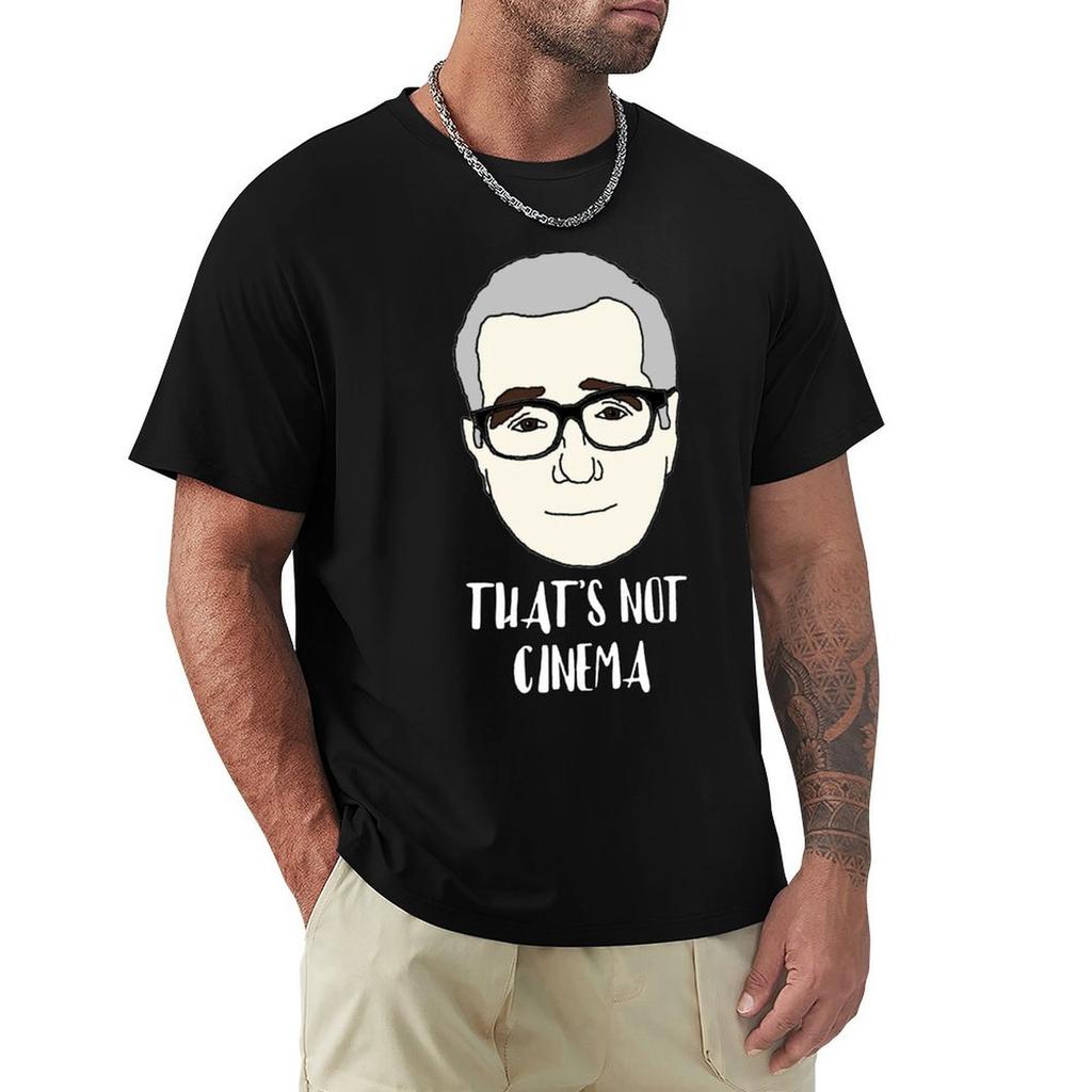 Martin Scorsese That's Not Cinema T-Shirt Classic Basic Casual T-Shirt