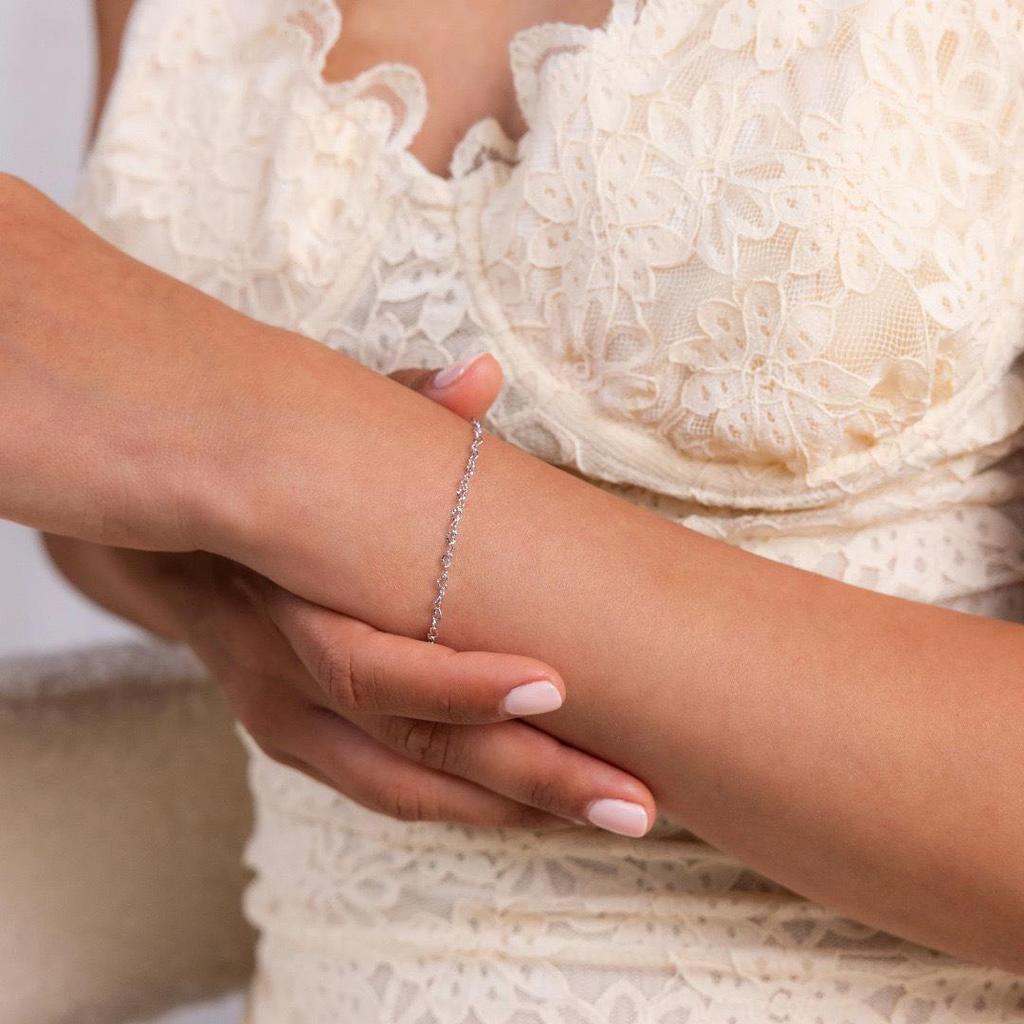 S925 Sterling Silver Heart-Shaped Light Luxury Bracelet for Women - Simple European American Fashion