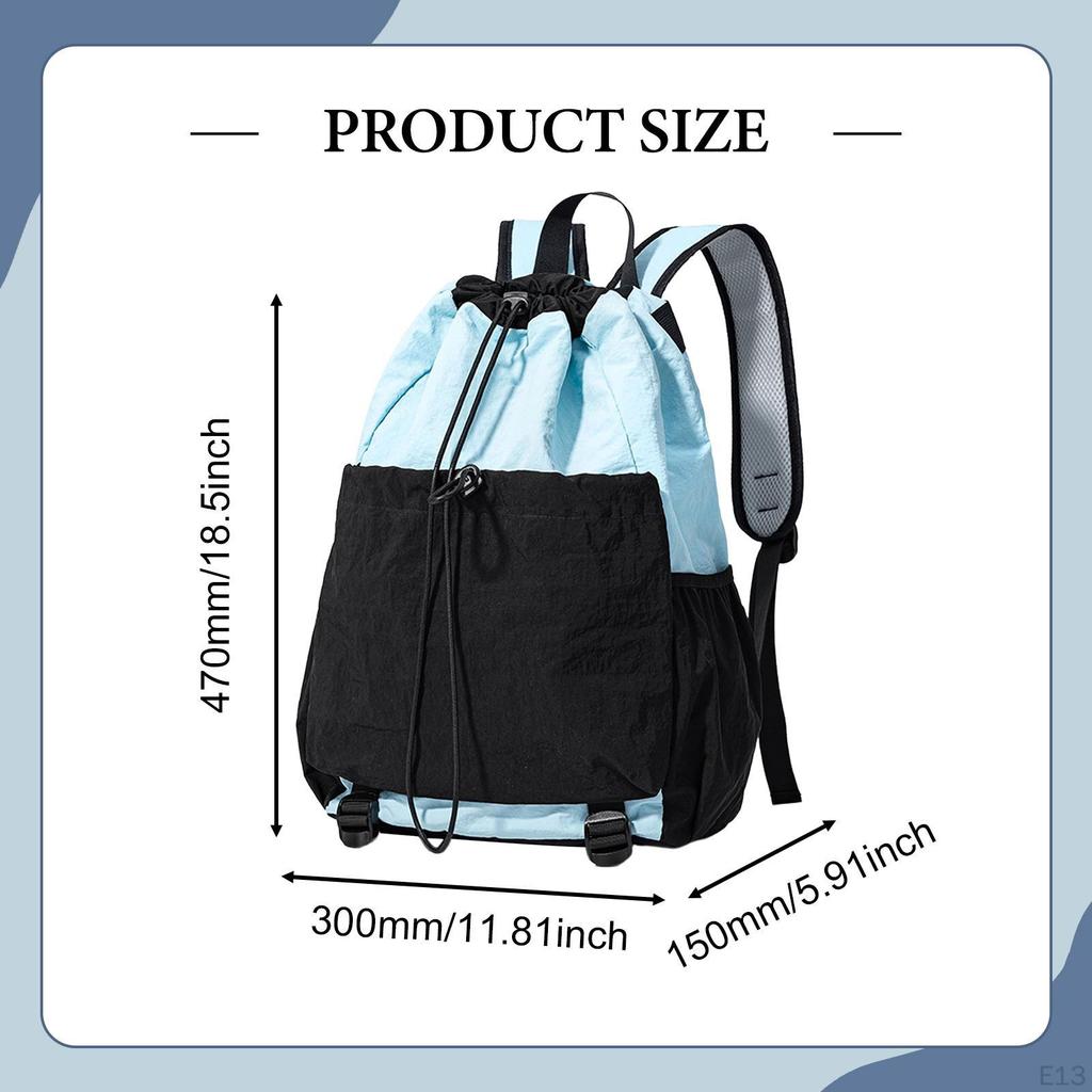Kordelzug-Rucksack Badminton Tagesrucksack Professionelle Tennisschlägertasche Schläger Tragen