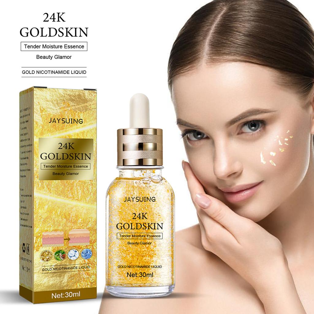 24K Gold Collagen Lifting Essence Brightens, Softens and Lifts The Skin, Firms and Minimizes Wrinkles