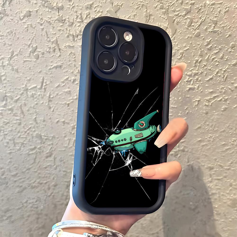 

Funny Cute Futuramas Phone Case For IPhone 17 Pro Max 16 15 14 Pro Max IPhone 13 Pro Max 11 Plus Silicone Cover iPhone 12