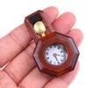 1Pcs Dollhouse Wood Vintage Red Clock 1/12 Scale Dollhouse Miniature Toy Pretend Play Furniture Toy Baby Kids Diy Toys